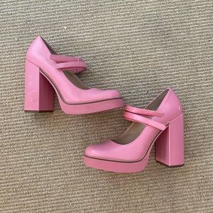 STEVE MADDEN baby pink Barbie Mary Jane’s size 7